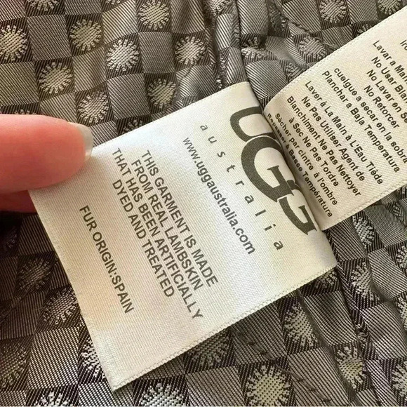 UGG Puffer Down Gray Jacket Parka 80% Duck Down M - Picture 12 of 16